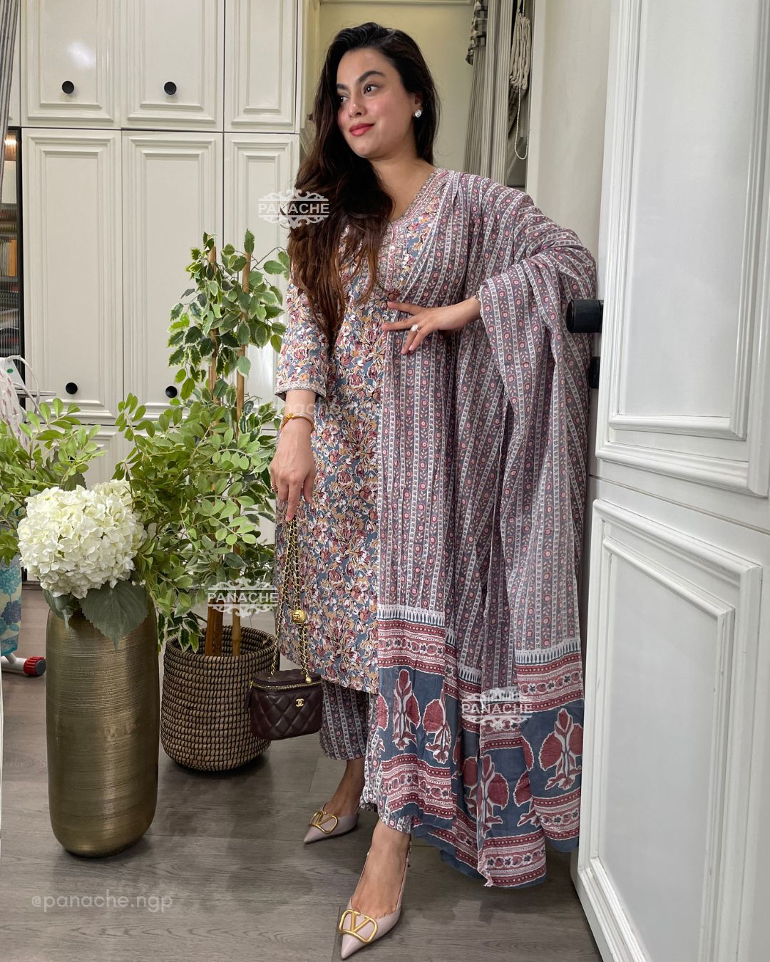 Print on print budget cotton set