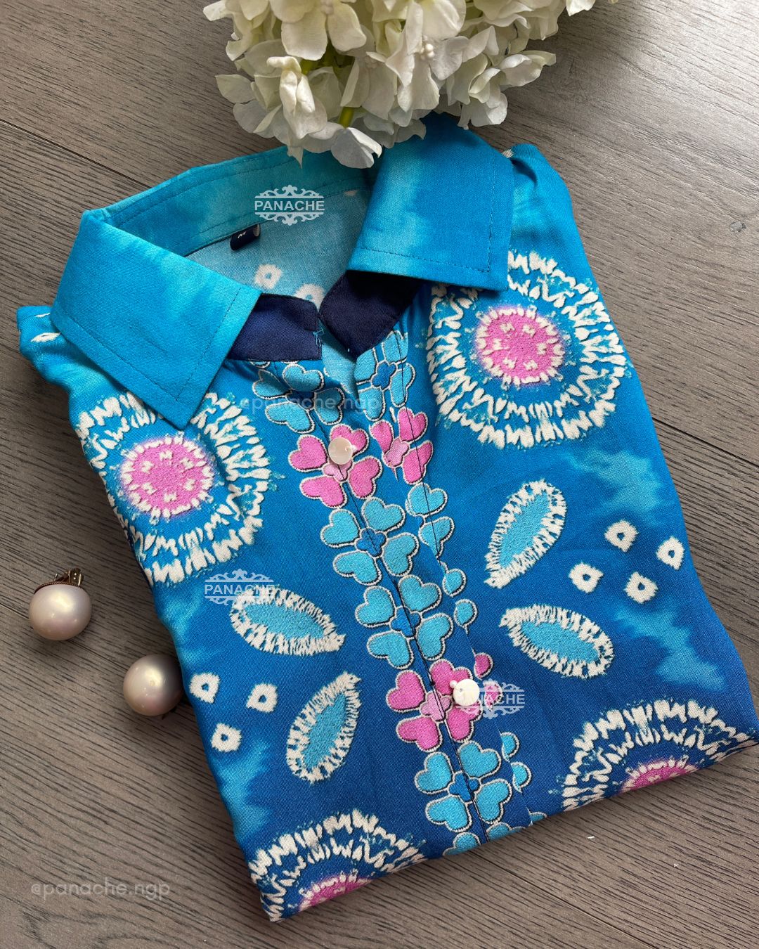 Ombre Bandhani shirt