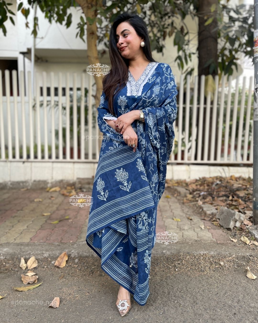 Print on print indigo set