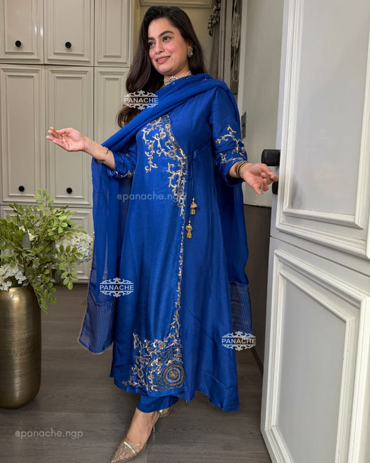 Sapphire grace angrakha set