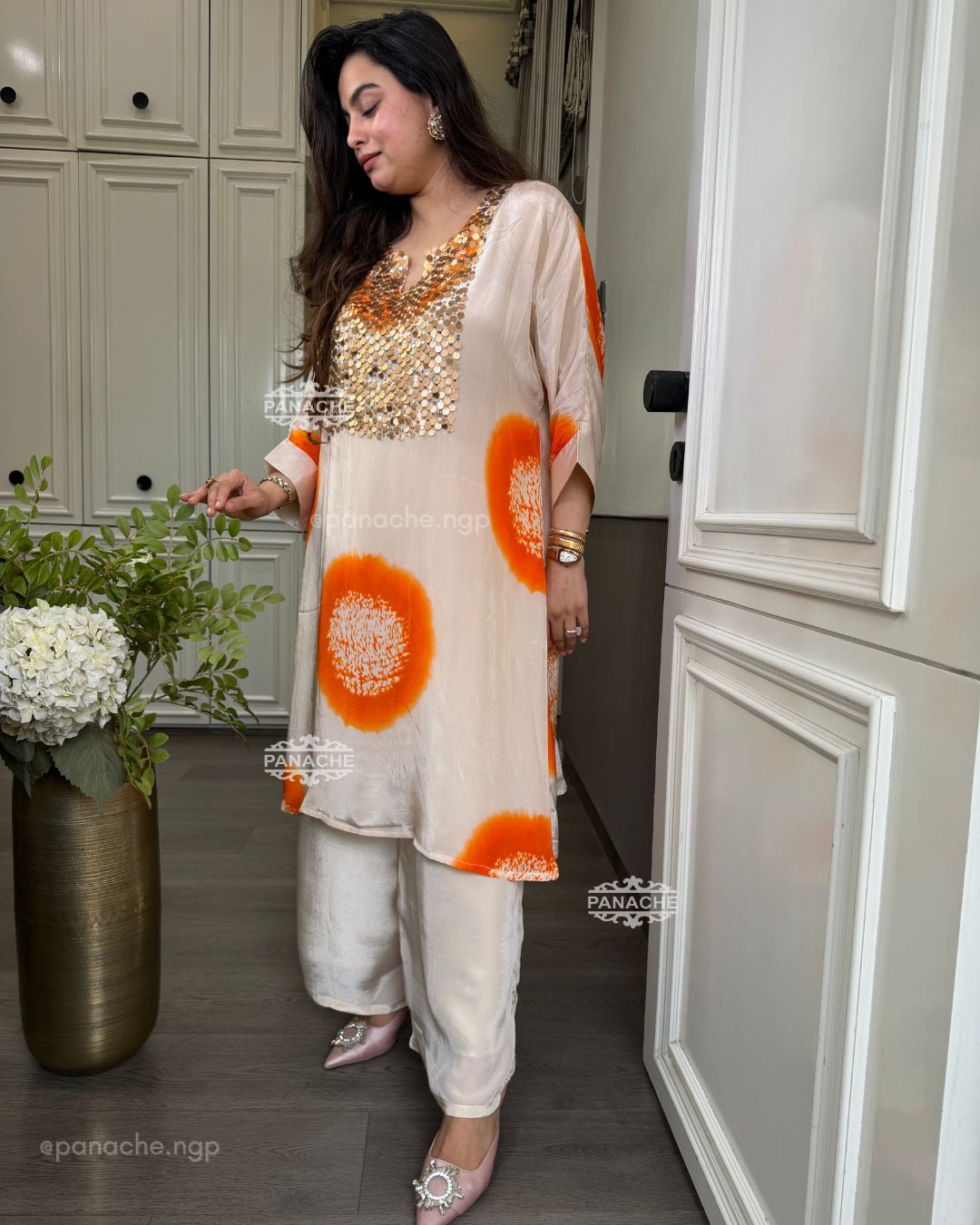 Shibori choga coords