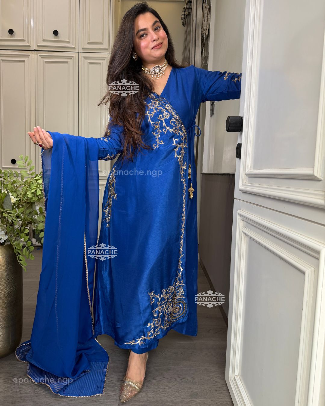 Sapphire grace angrakha set