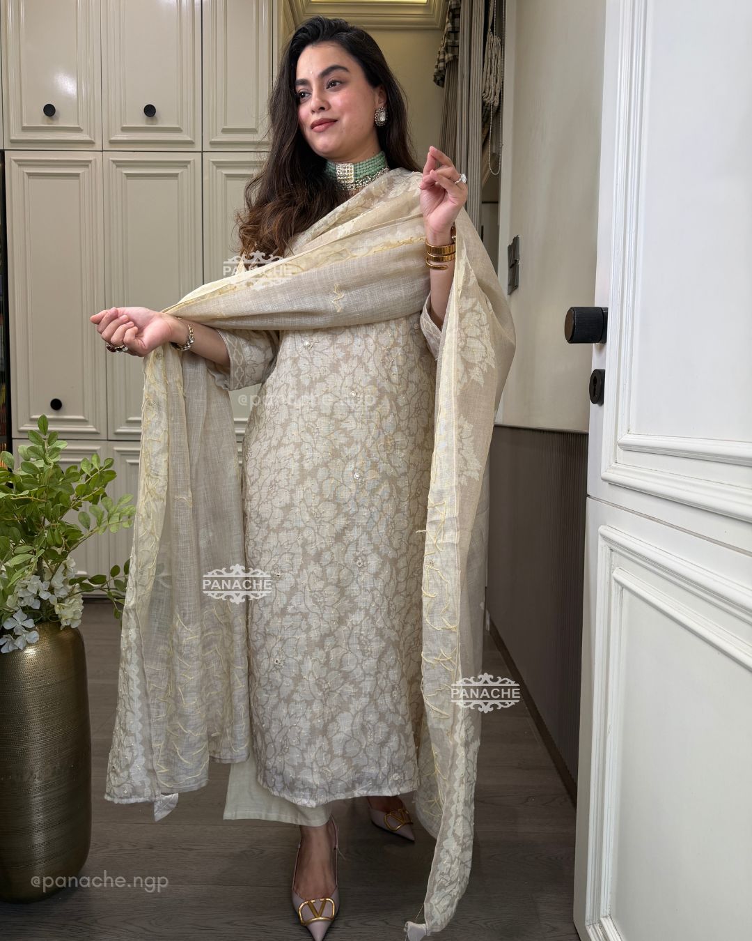 Dreams dabka katha suit set