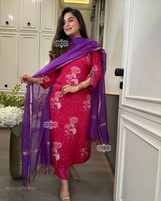 Pittan floral suit set