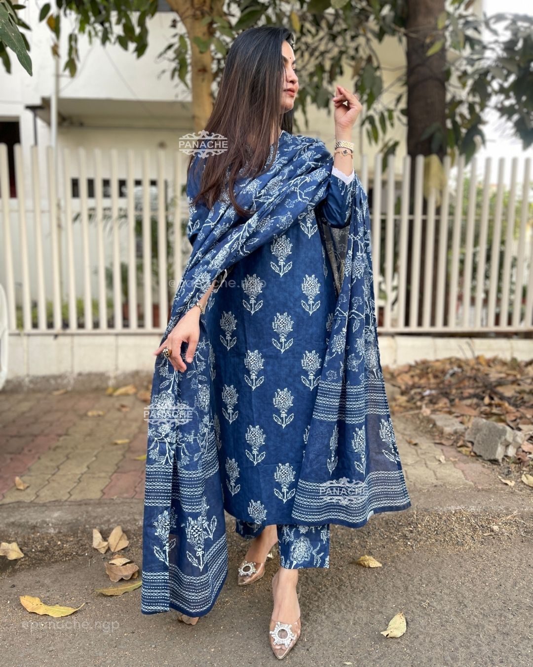 Print on print indigo set