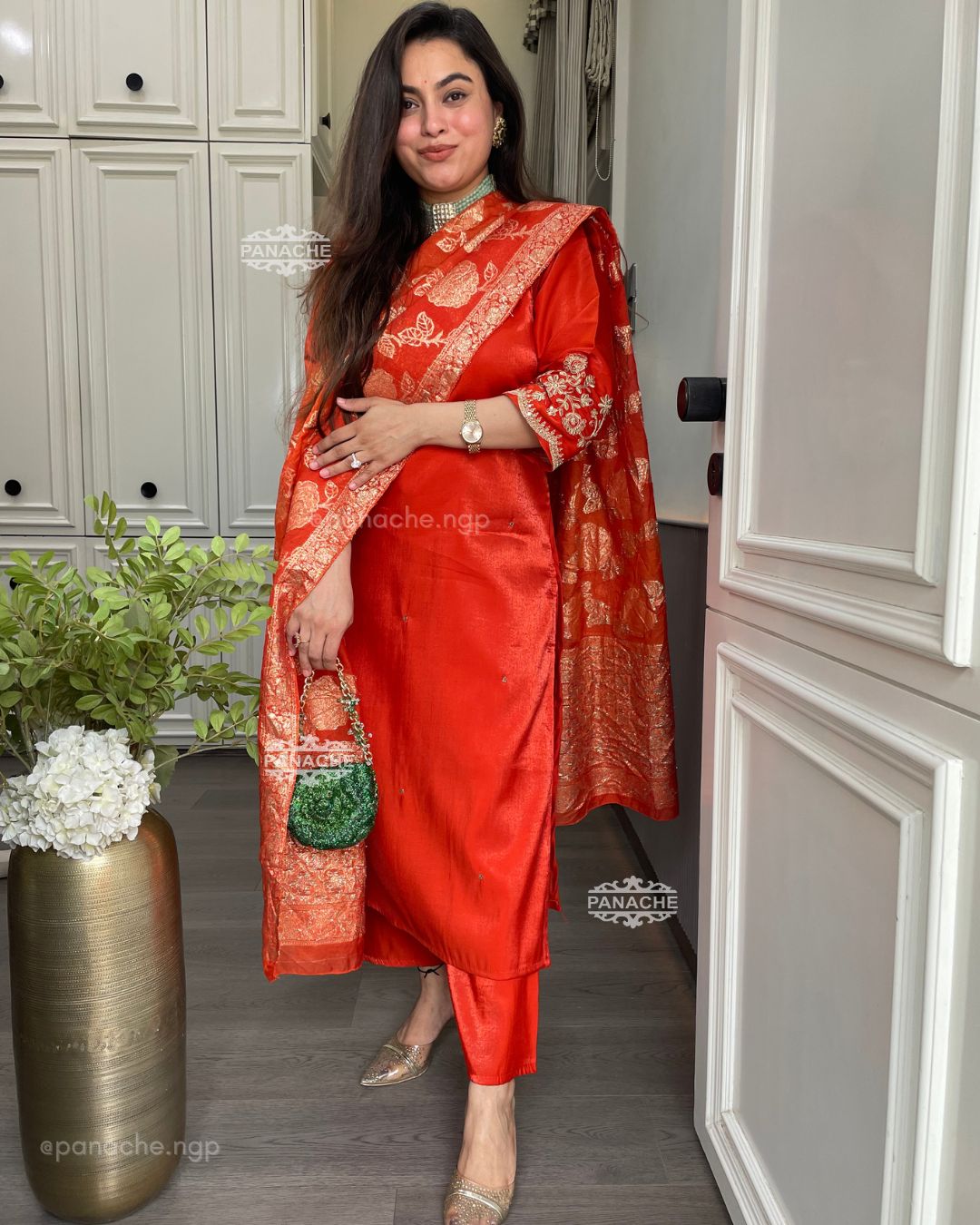 Partywear pittan suit set
