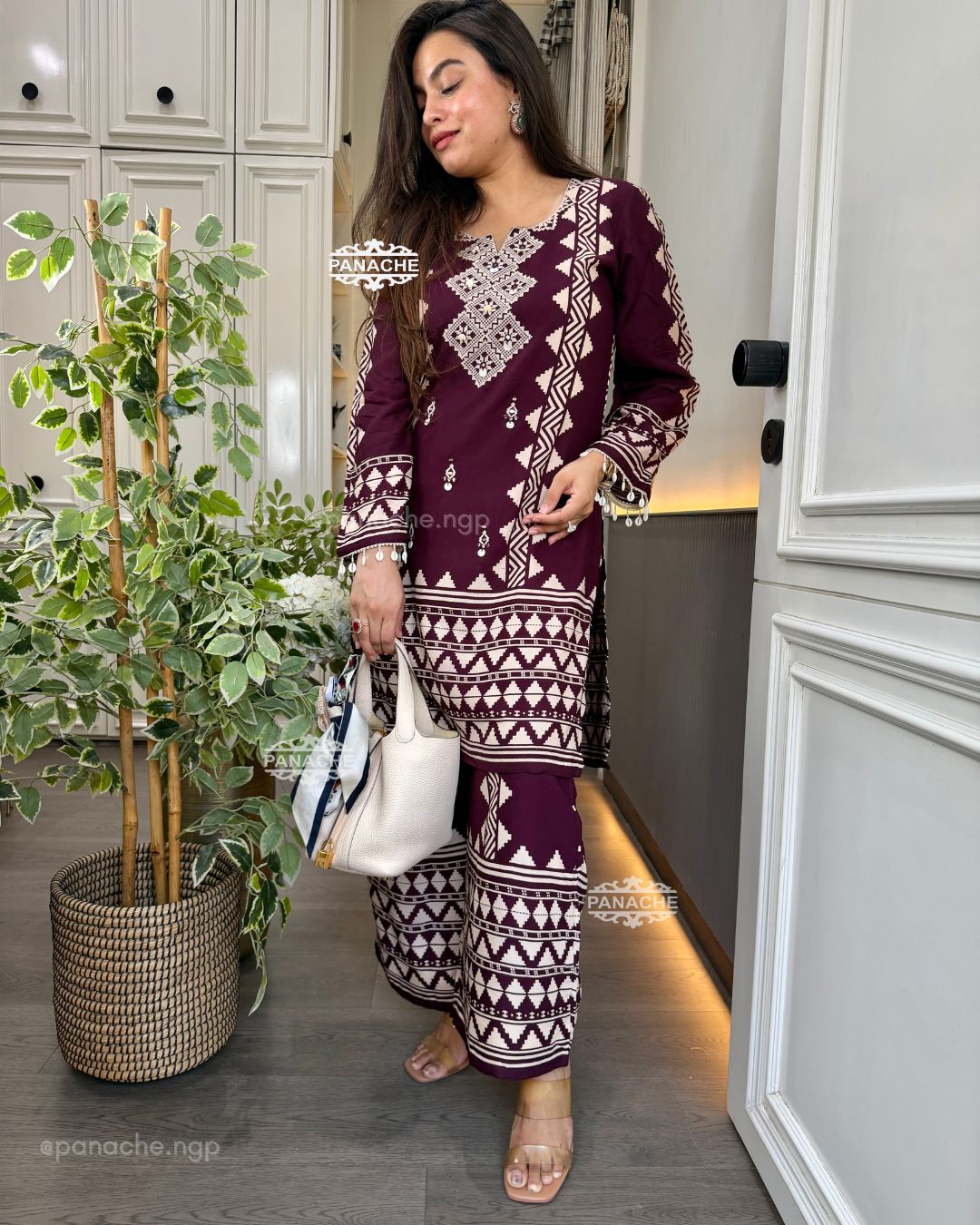 Boho crosia and shell coords
