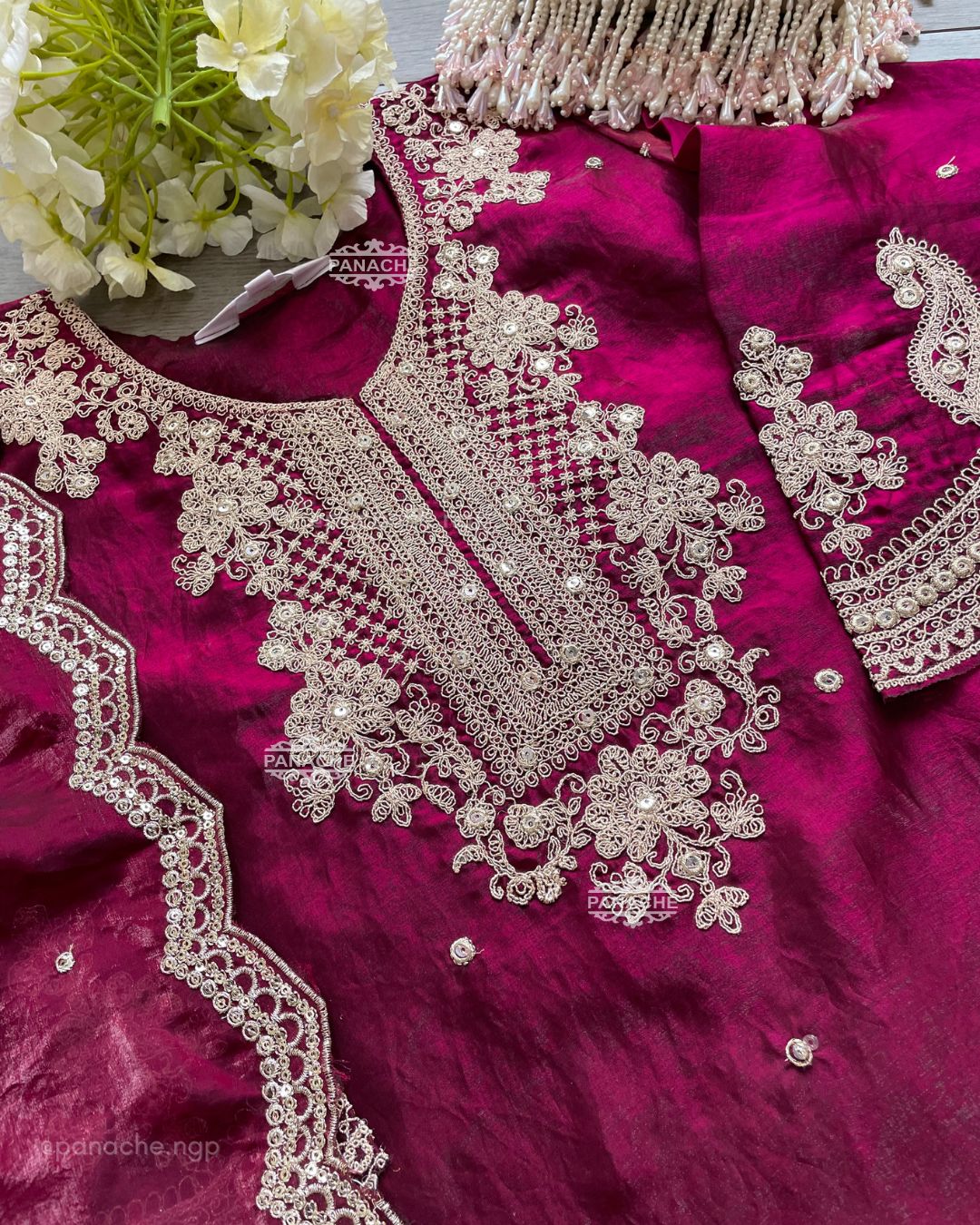 Wine party wear set