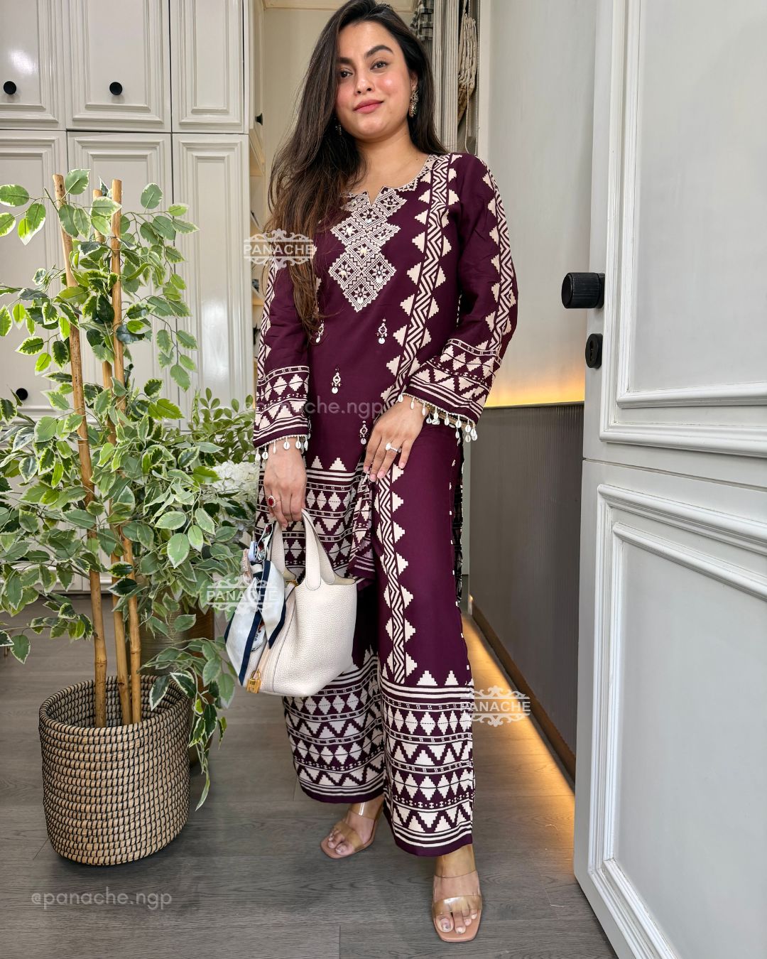 Boho crosia and shell coords