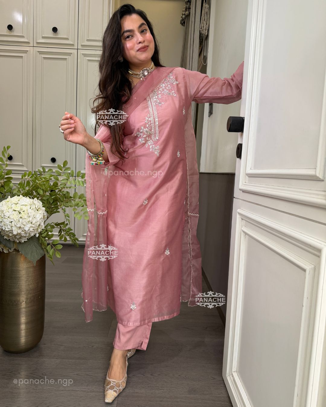 Ada pastel nakshi suit sets