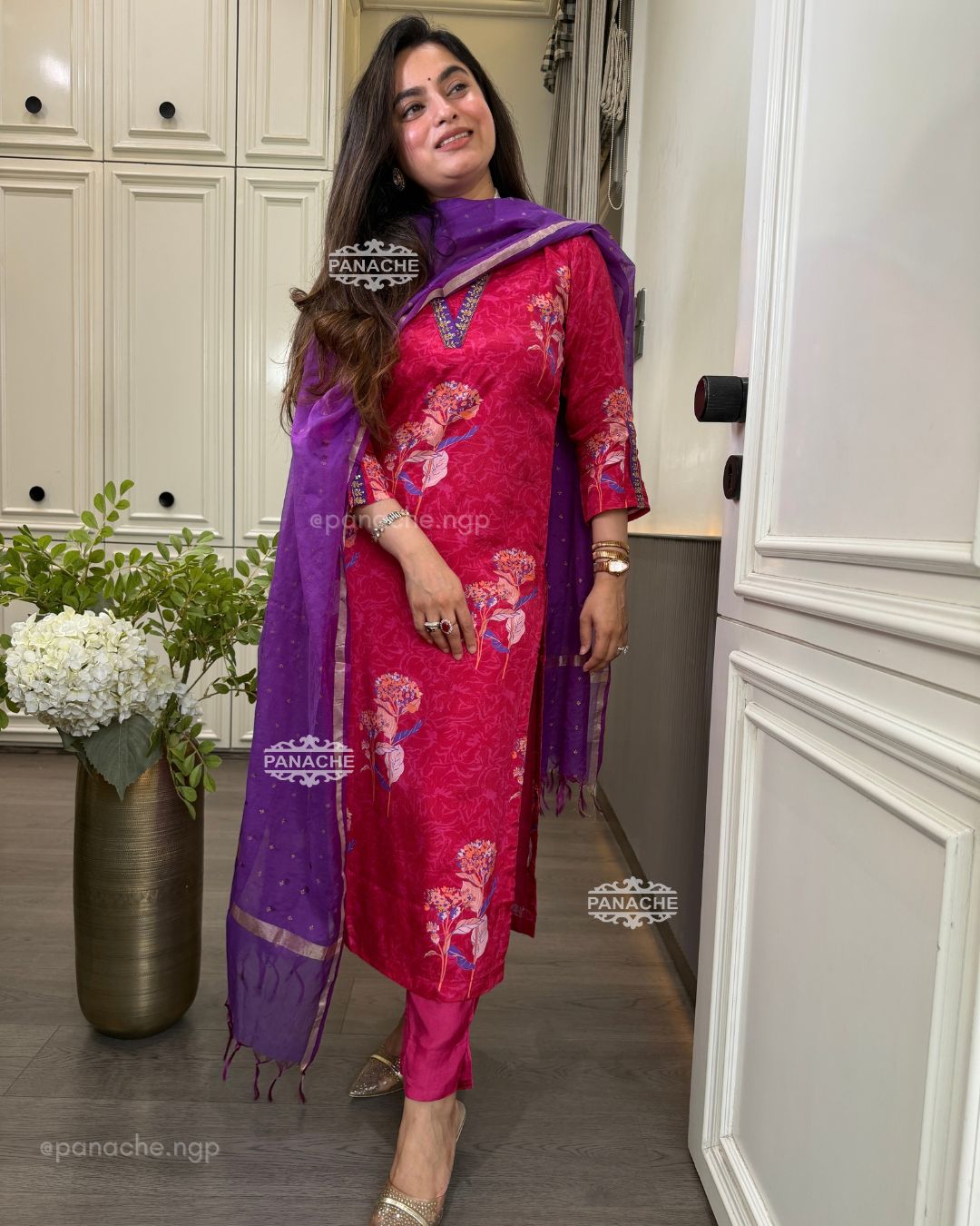 Pittan floral suit set