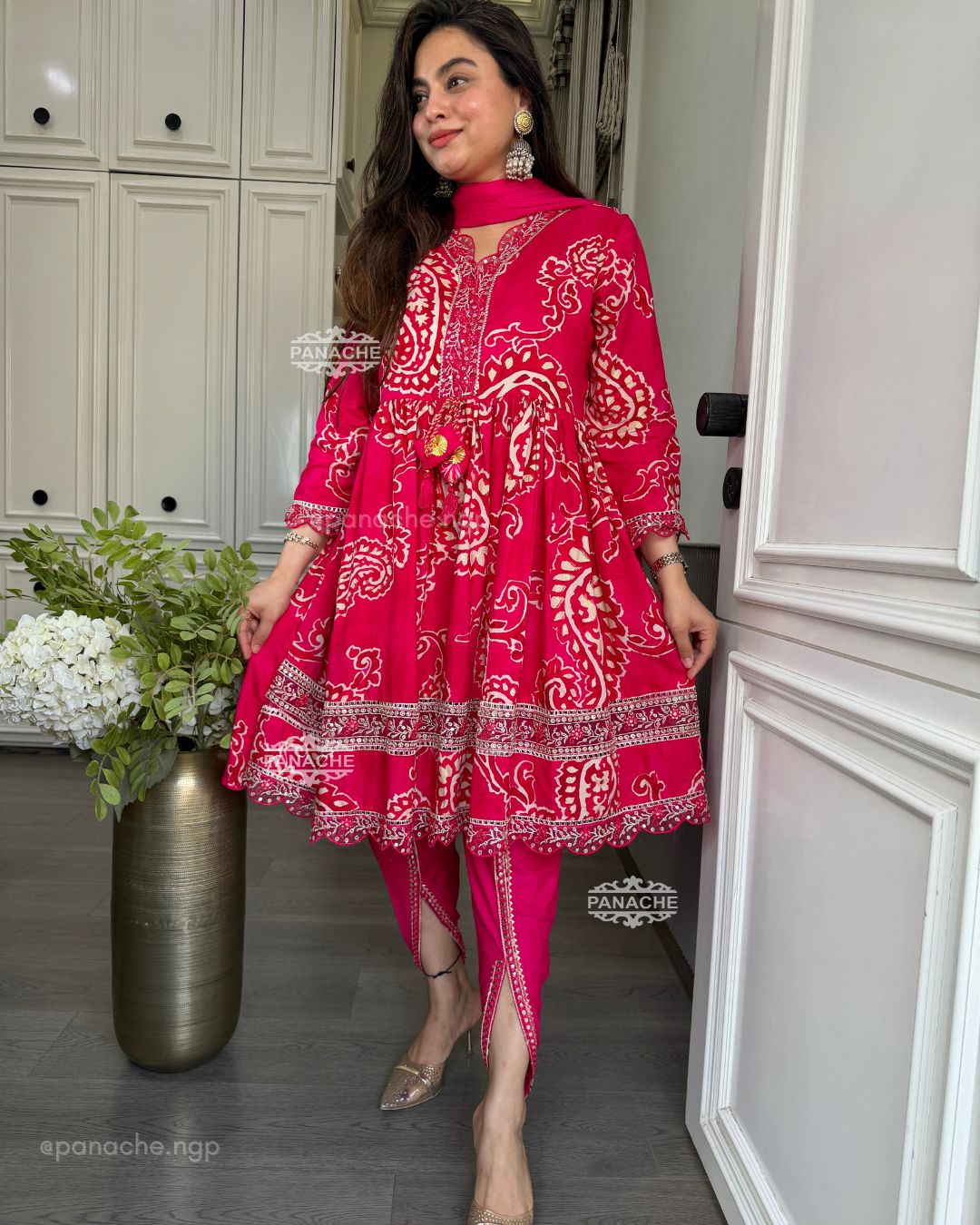Fuschia tulip set