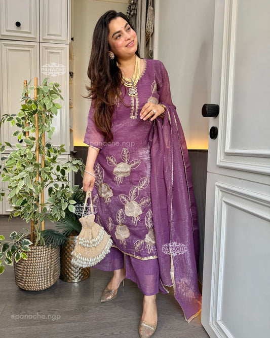 Lavender semiformal set