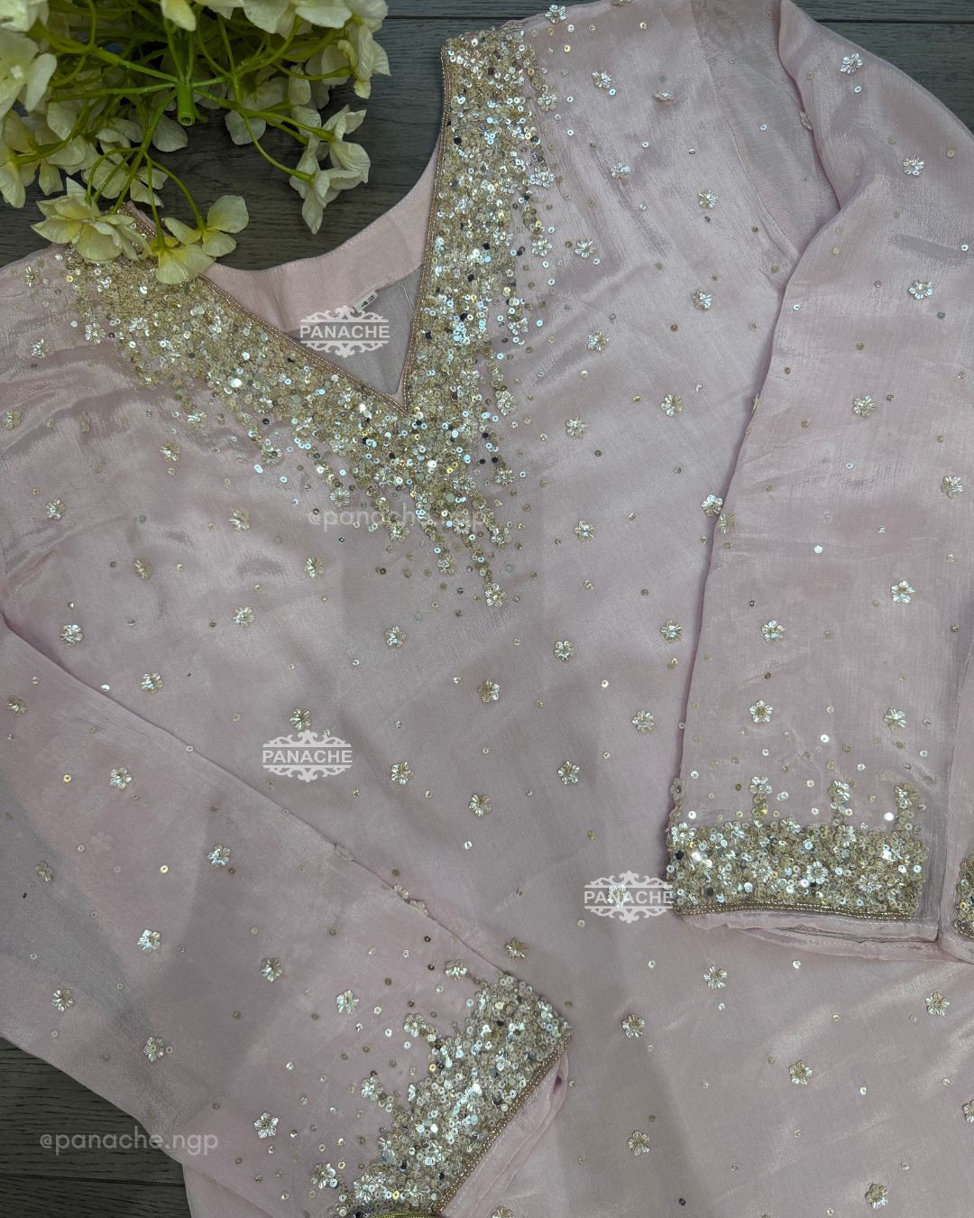 Dreams dabka katha suit set
