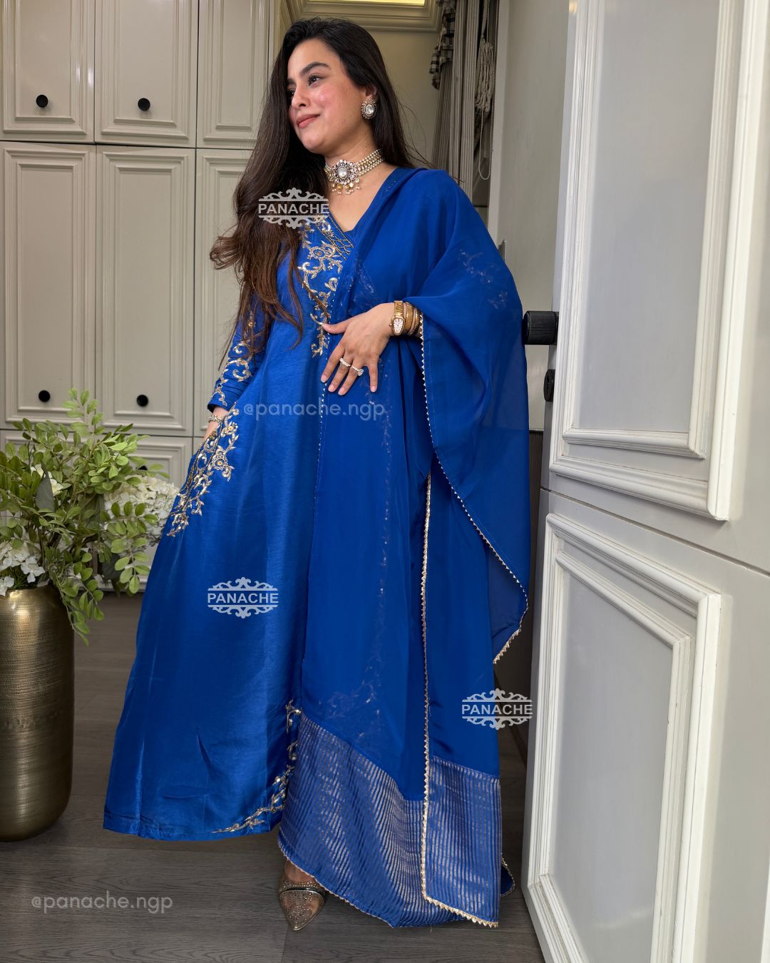 Sapphire grace angrakha set