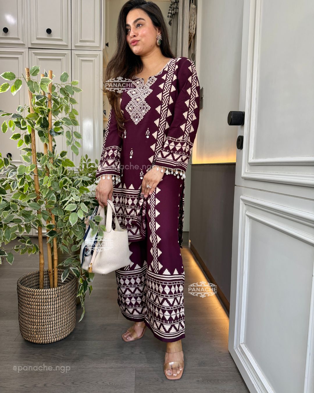 Boho crosia and shell coords
