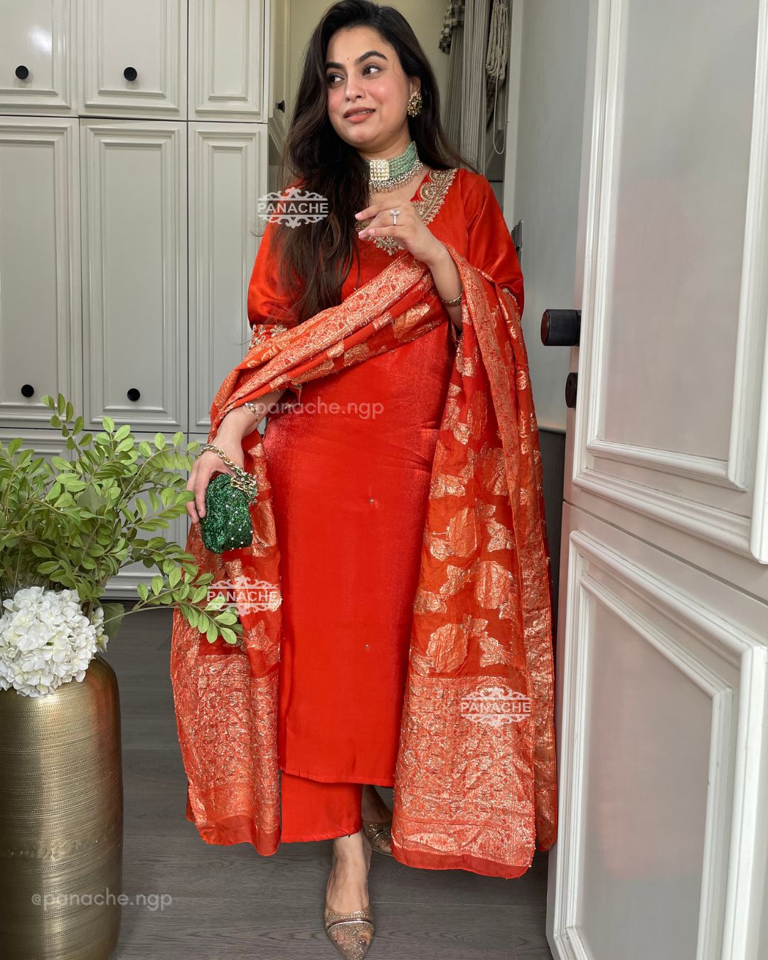 Partywear pittan suit set