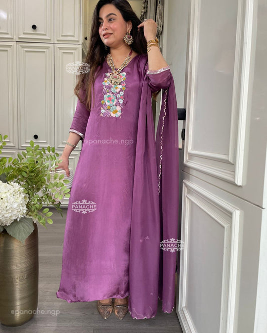 Lavender Sitara set