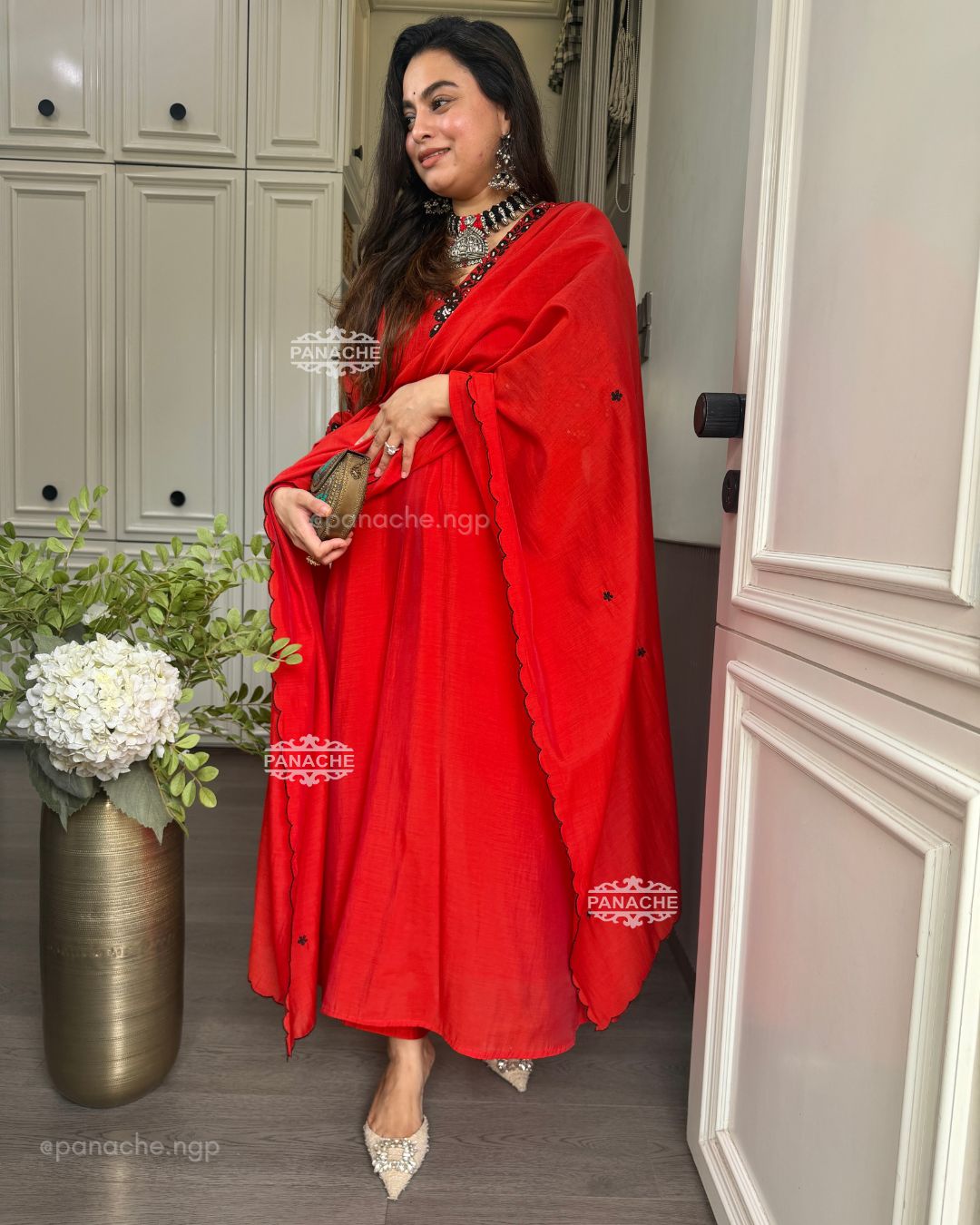 Sindoori red vintage set