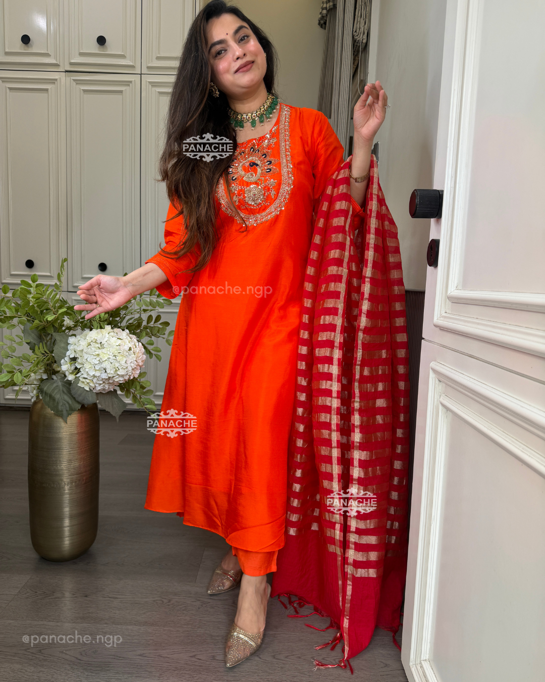 Weaves of orange set