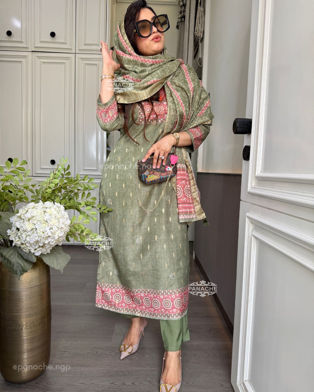 Katha olive set