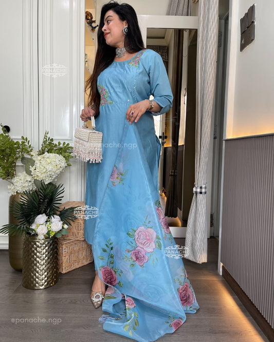 Sky florals set