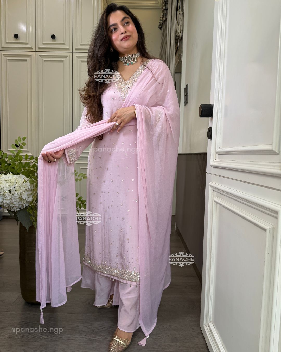 Pret Barbie pastels chiffon set