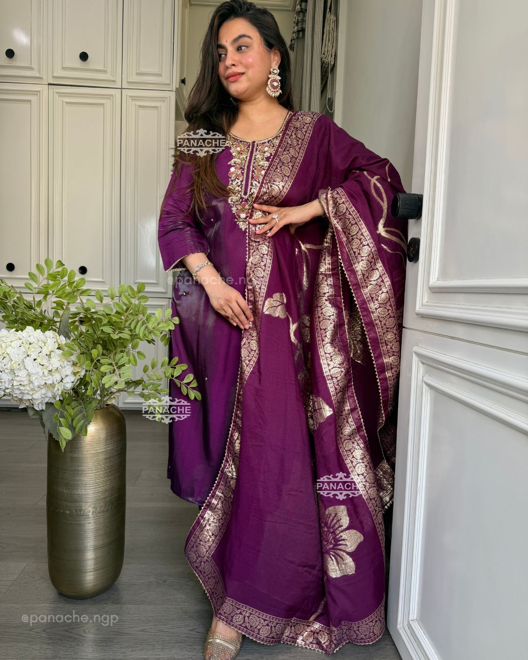 Partywear Banarasi set
