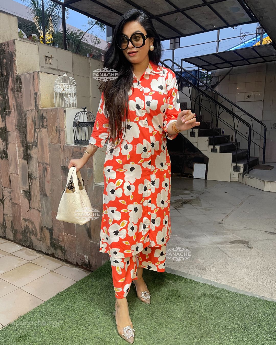 Printed budget coord set