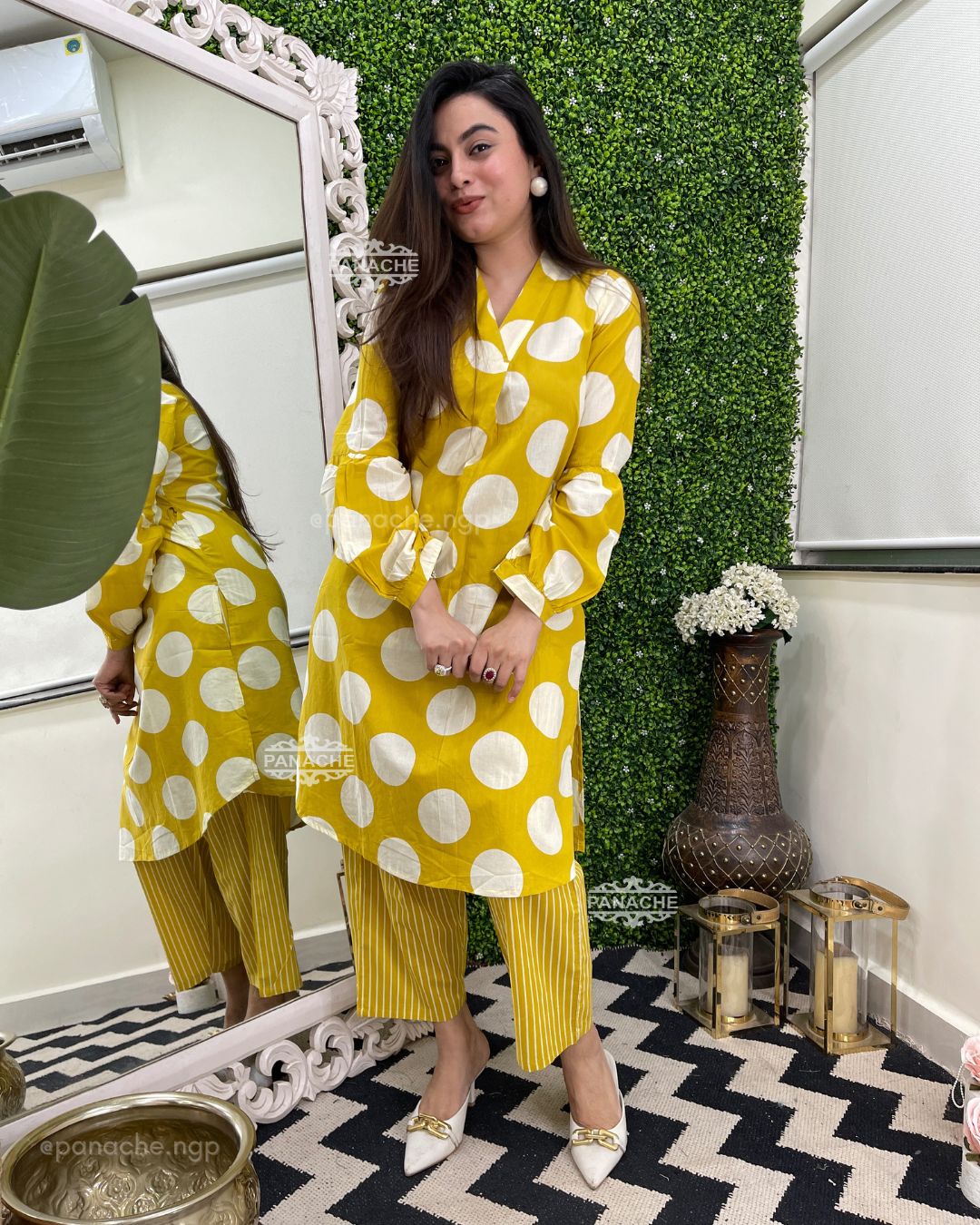 Polka cotton budget set