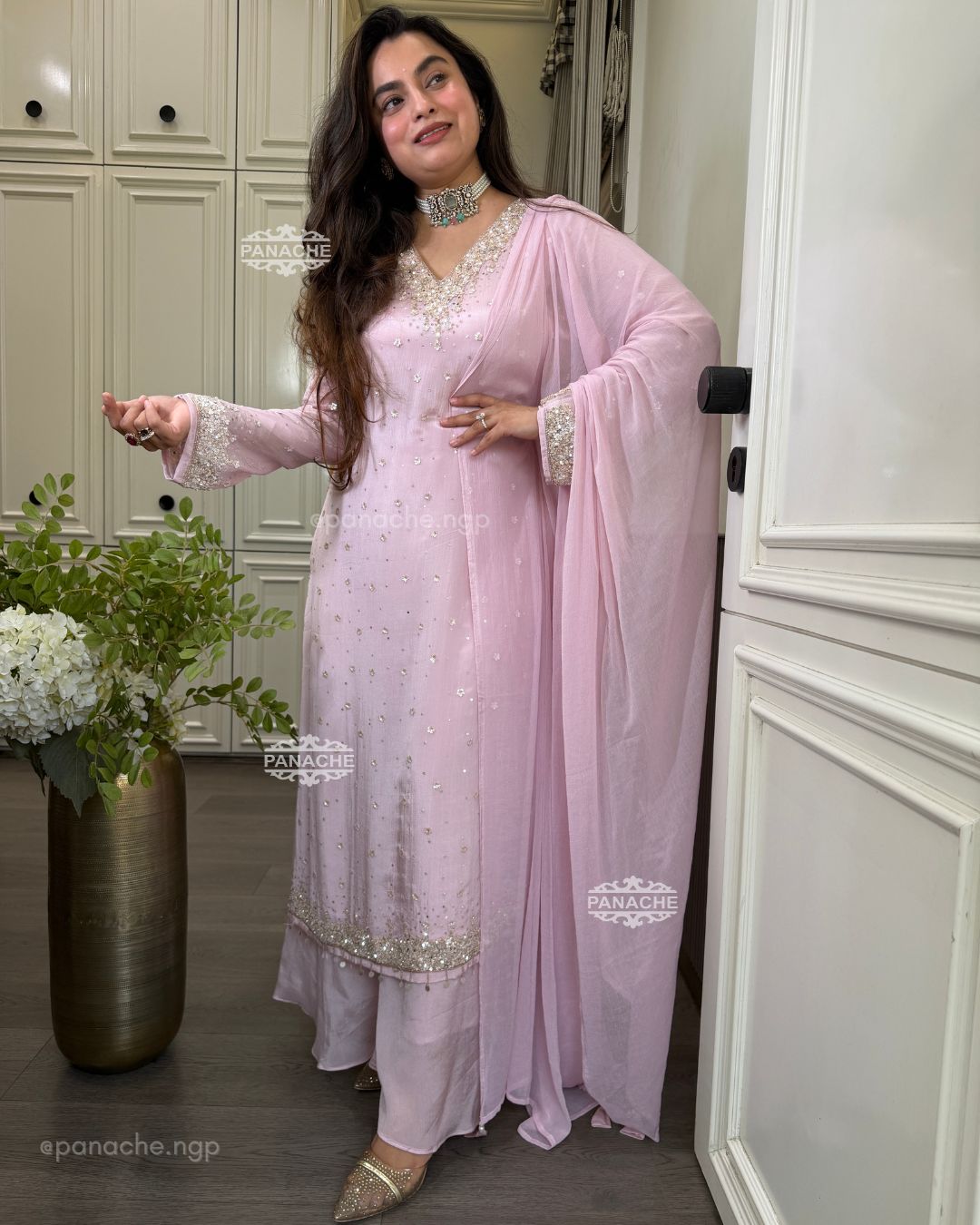 Pret Barbie pastels chiffon set