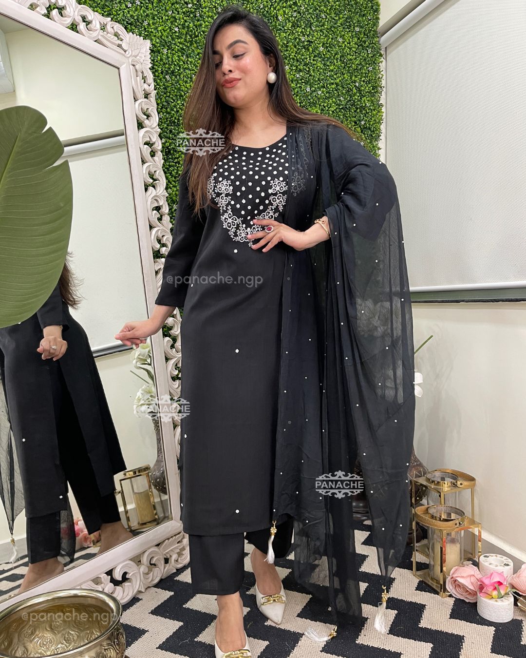 Karachi chiffon suits