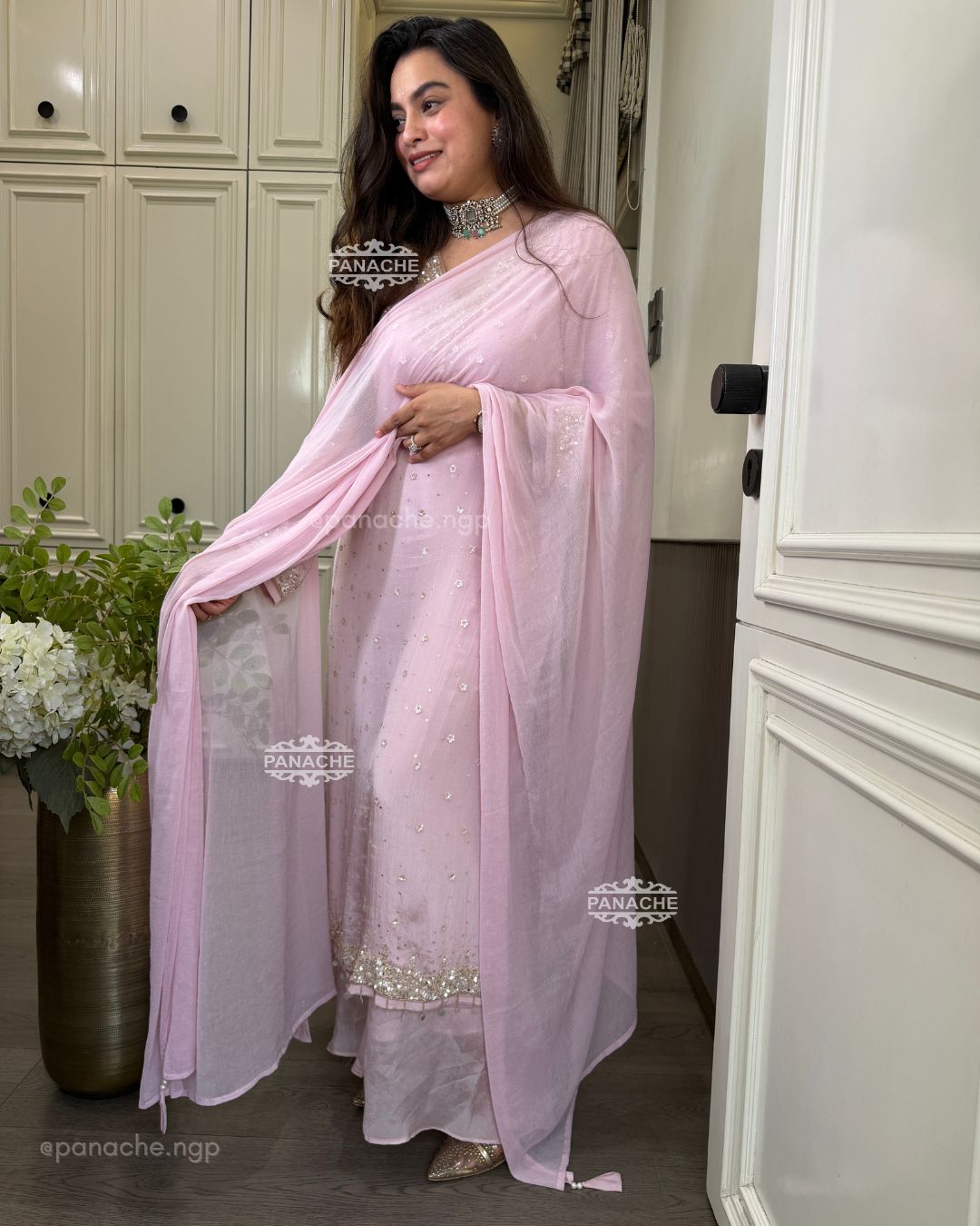 Pret Barbie pastels chiffon set