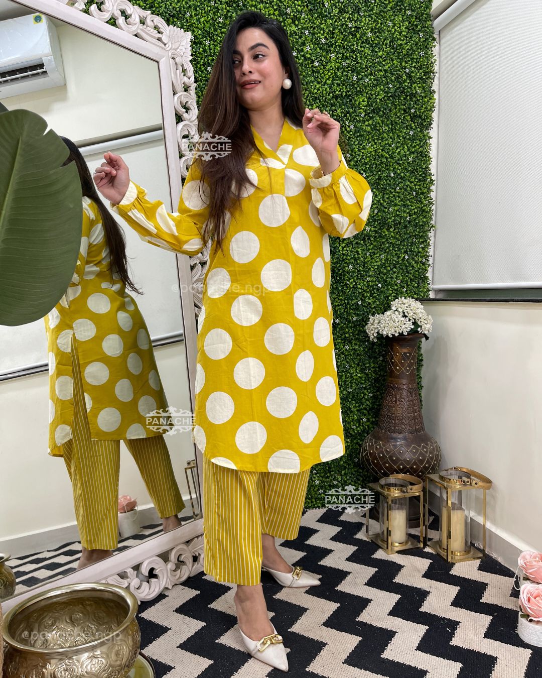 Polka cotton budget set