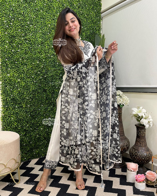 Embroidered Monochrome