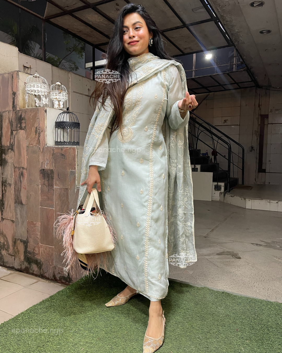 Winter pastels suits