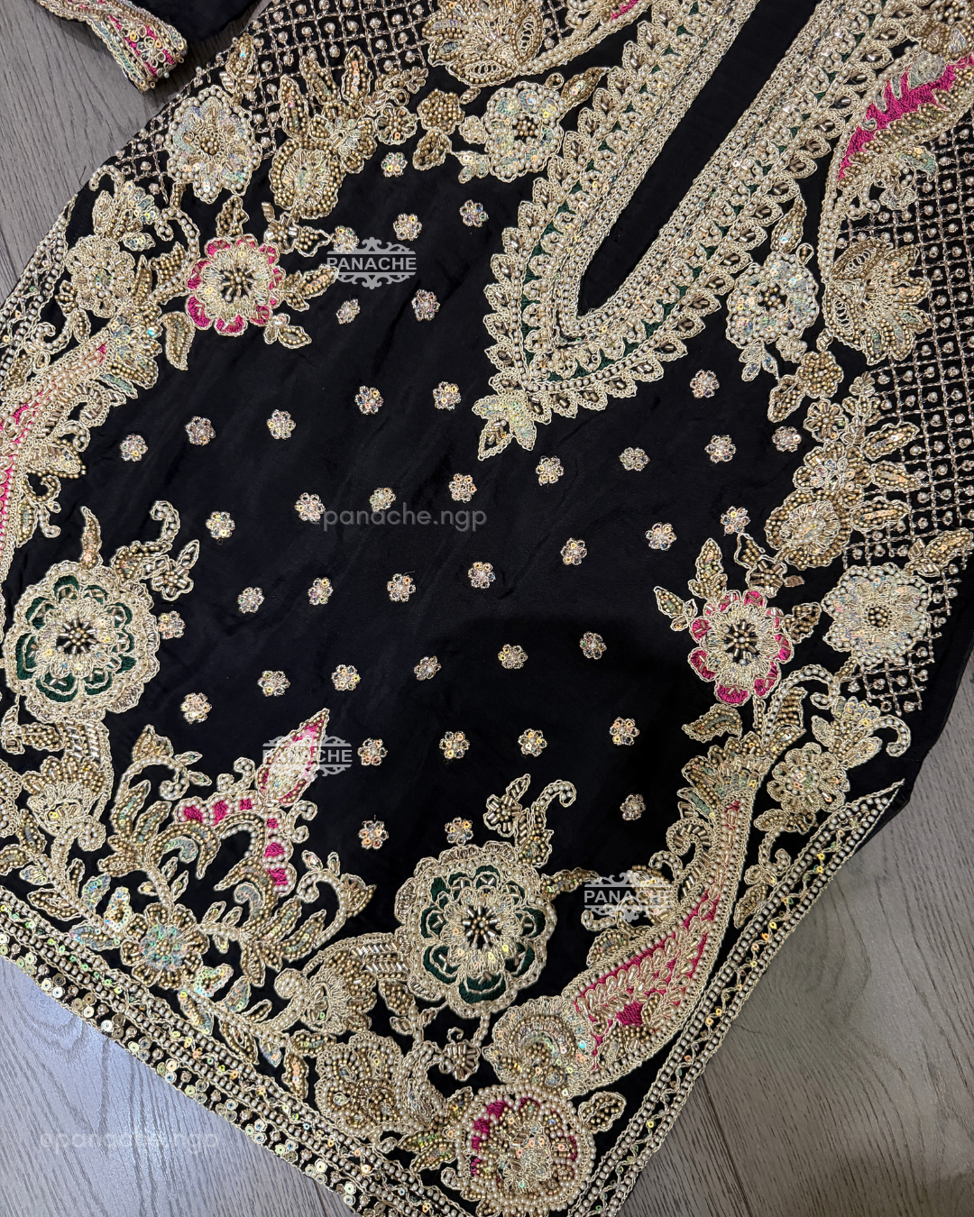 Meher Sharara set (Black)