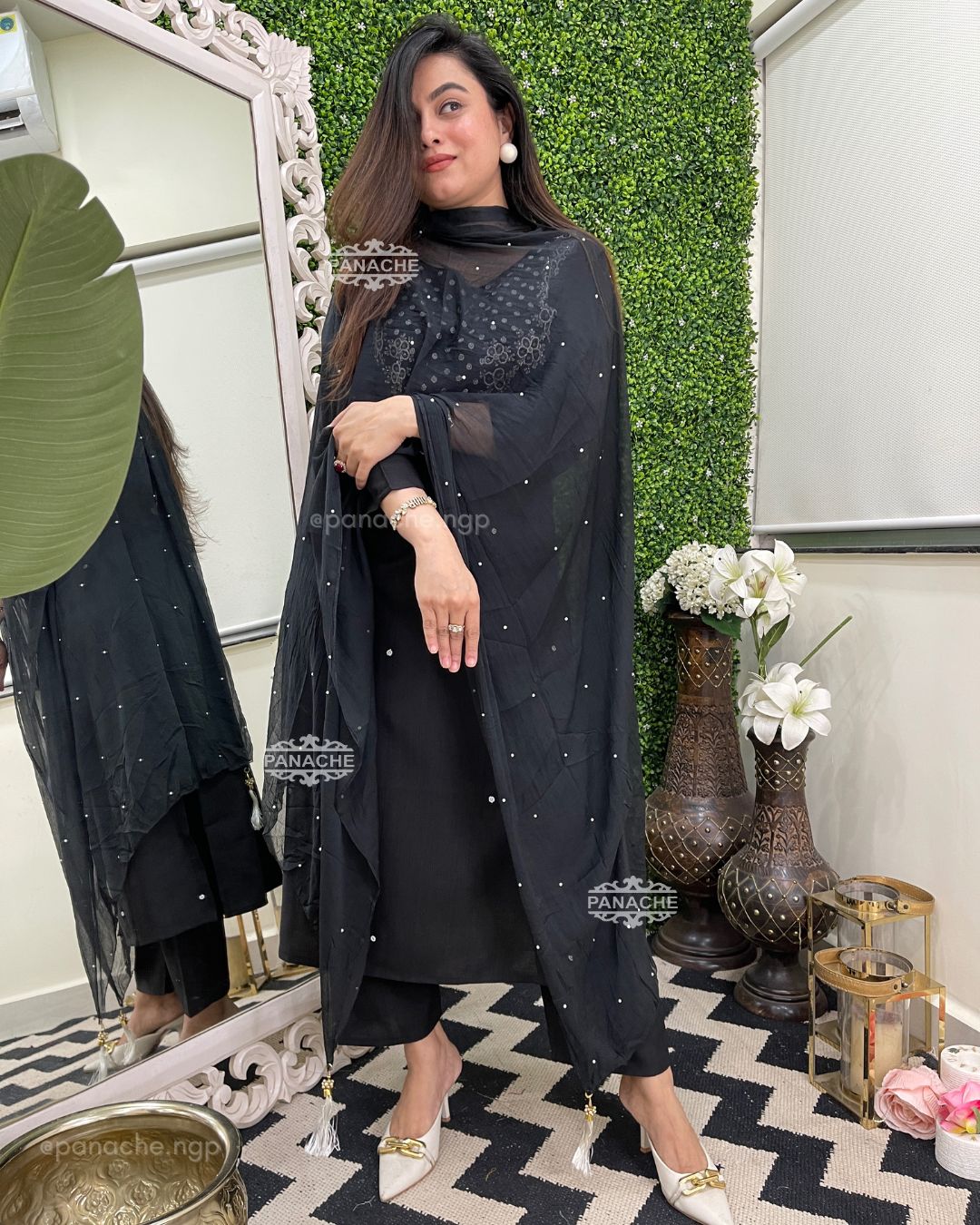 Karachi chiffon suits