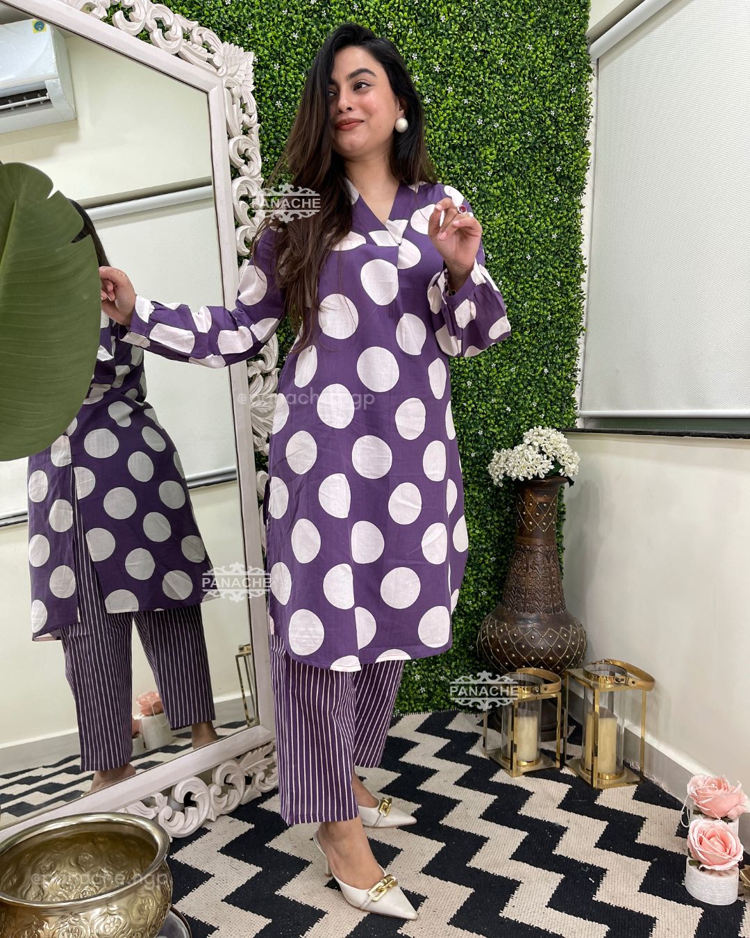 Polka cotton budget set