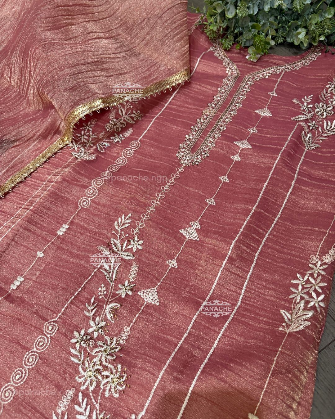 Ruhaan tissue partywear set