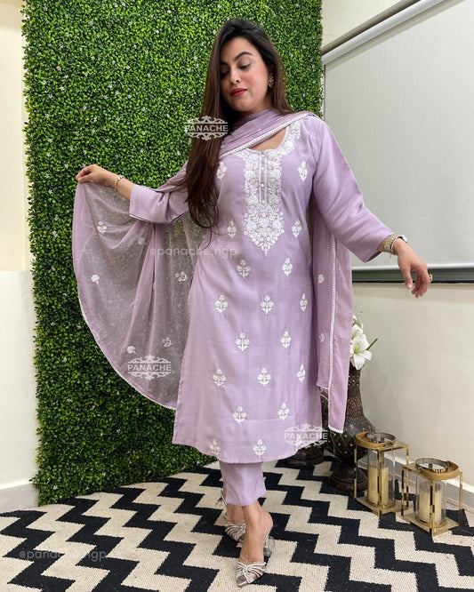 Lakhnavi in lilac