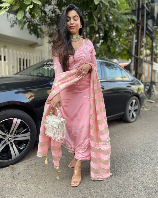 PARTYWEAR embellished suit set