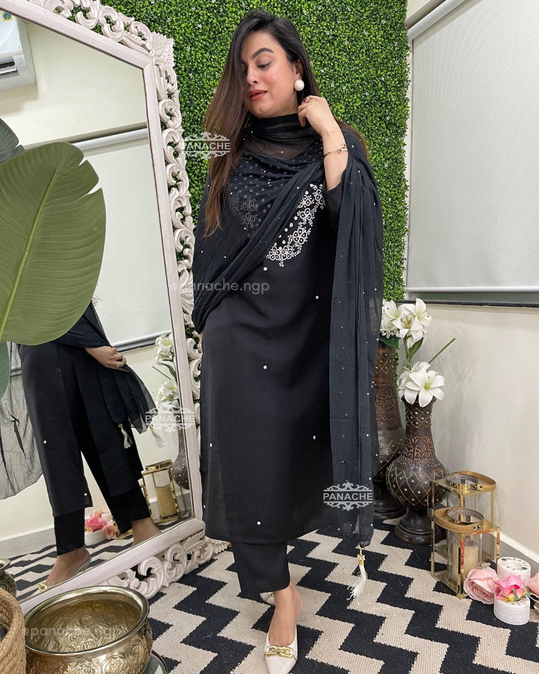 Karachi chiffon suits