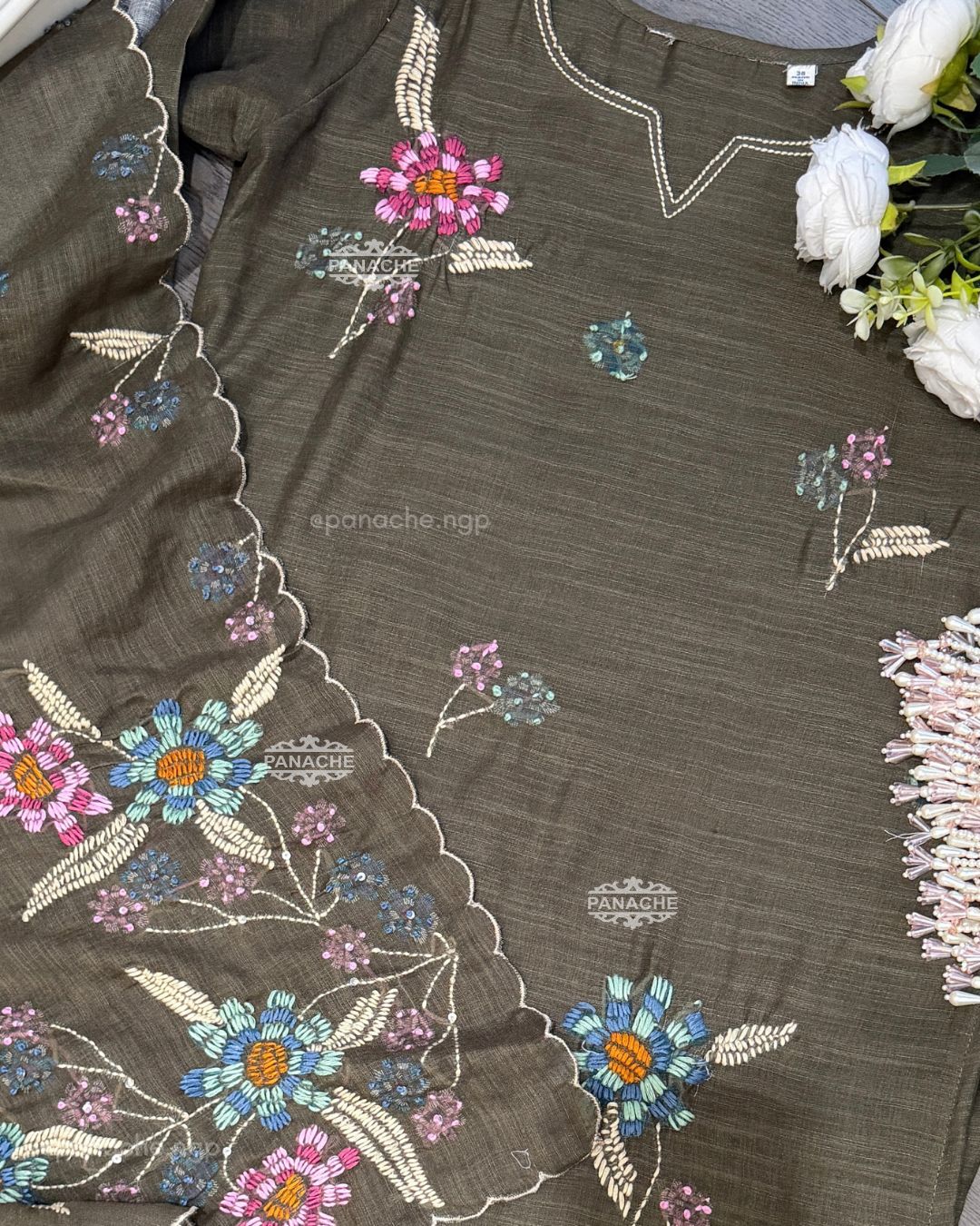 Katha heritage suit set
