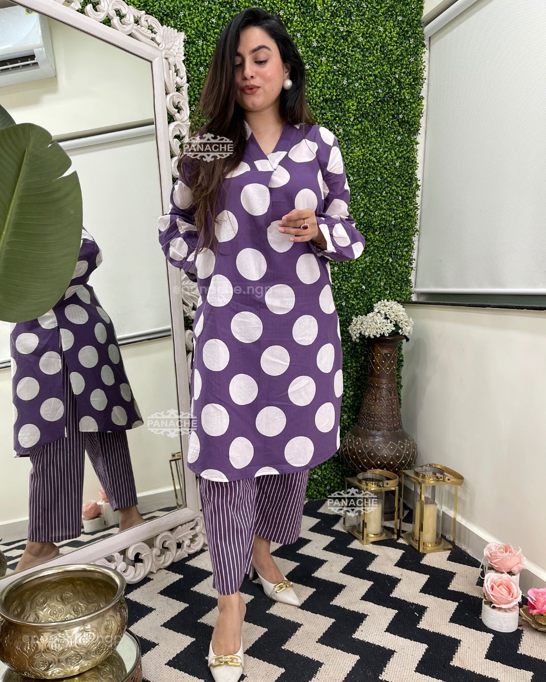 Polka cotton budget set