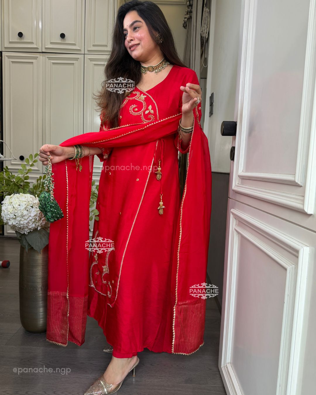 Sindoori chand set