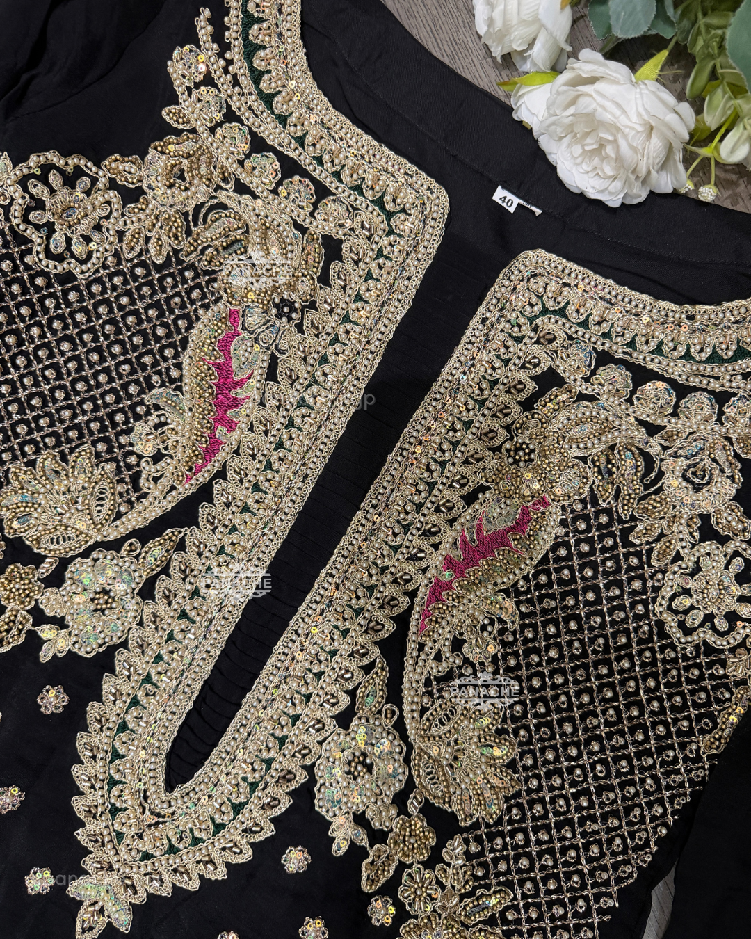 Meher Sharara set (Black)
