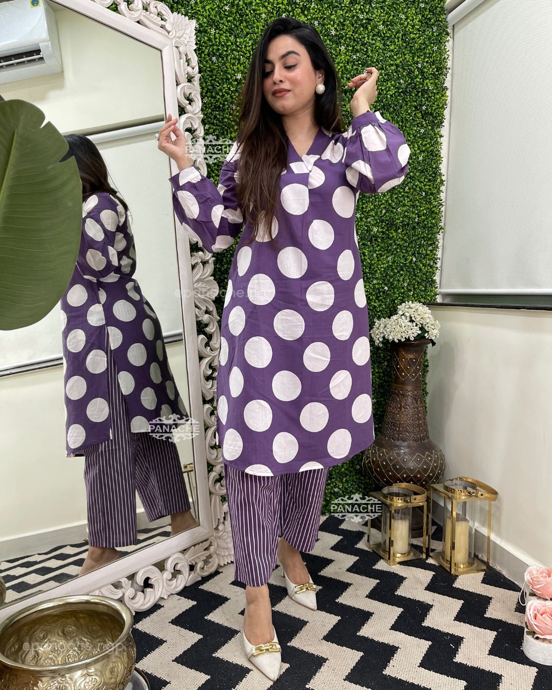 Polka cotton budget set