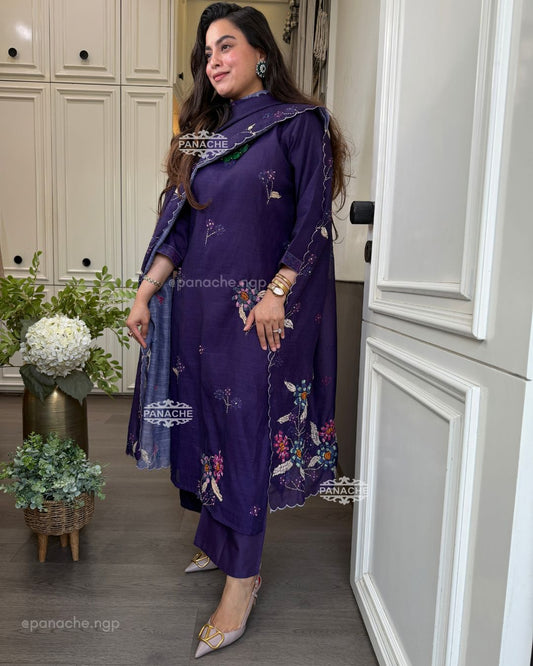 Katha heritage suit set