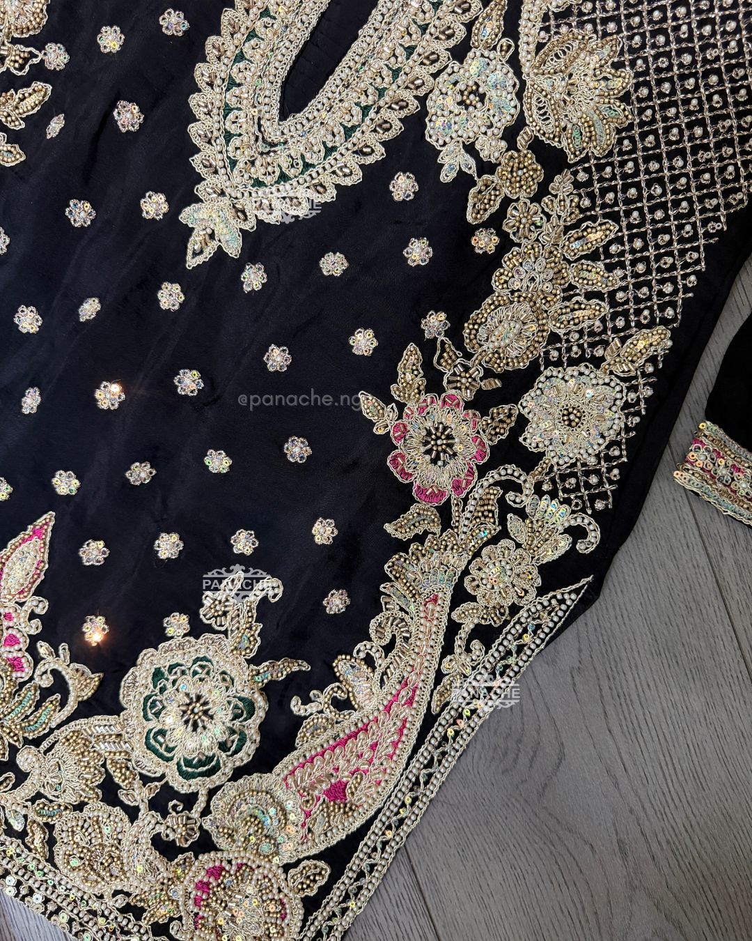 Meher Sharara set (Black)